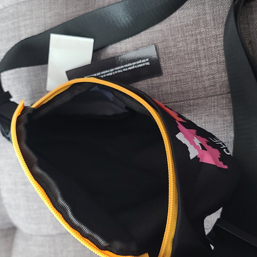 NWT Pac Man Video Game Black LGBTQ Adjustable Waist Bag - Picture 10 of 11